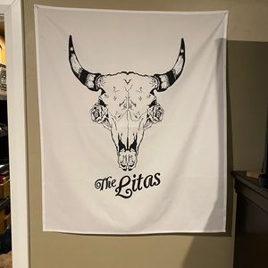 “The Lita’s” motorcycle tapestry